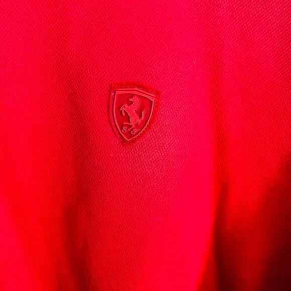 Scuderia Ferrari Men's True Red Crewneck Sweater Sweatshirt Formula 1 - Picture 6 of 8